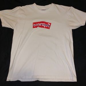 Supreme Comme Des Garçons Box Logo Tee (L) *SOLD*